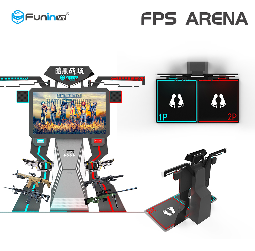 2020 ZHUOYUAN Funin VR 9D VR Simulateur de Jeu de Musique Avec Système de Réalité Virtuelle FPS Arena