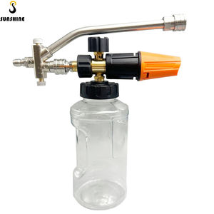 SS valvola a 2 vie lancia schiuma da neve cannone in schiuma attacco rondella ad alta pressione doppia lancia per lavaggio auto a commutazione rapida - Product Image 3