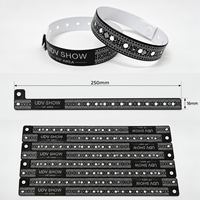 Gelang PVC Custom Produsen, Gelang ID Vinyl Lembut yang Dapat Disesuaikan untuk Dewasa, Sekali Pakai untuk Acara