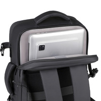 Ransel Bisnis Huandeng Berkualitas Tinggi Tahan Lama dengan USB, Ritsleting, Tahan Air, Ramah Lingkungan, Kapasitas Besar, Ringan, Bahan Oxford Polyester