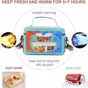 <b>Lunch</b> <b>Bag</b> for Men Women Insulated Reusable Food <b>Lunch</b> <b>Bag</b> Leakproof Cooler <b>Tote</b> <b>Bag</b> Freezable With Adjustable Shoulder Strap - Product Image 2