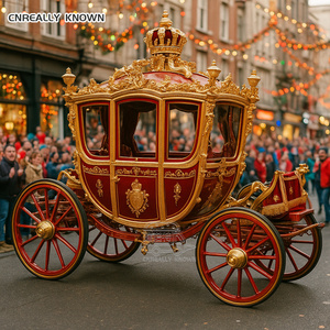 Fabricant de chariots de mariage royaux en vente, personnalisables, avec climatisation et éclairage LED. - Product Image 1