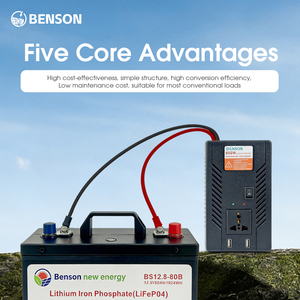 Convertidor <span class=keywords><strong>de</strong></span> Energí<span class=keywords><strong>a</strong></span> Benson <span class=keywords><strong>de</strong></span> Nueva Tecnologí<span class=keywords><strong>a</strong></span> <span class=keywords><strong>de</strong></span> 300W, Inversor Solar Automotriz <span class=keywords><strong>de</strong></span> 600W, DC12V <span class=keywords><strong>para</strong></span> Electrodomésticos, <span class=keywords><strong>Auto</strong></span> V/V DC110V <span class=keywords><strong>220V</strong></span> Monofásico - Product Image 3