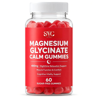 Suplemen Permen Kunyah SYC BIO Magnesium Glycinate untuk Kesehatan & Vitalitas Sehari-hari, 60 Permen Kunyah Bebas Gula, Label Pribadi