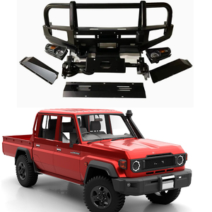 Autopartes parachoques delantero cabrestante Bull Bar para <span class=keywords><strong>Toyota</strong></span> LC79 2024 + Hilux para <span class=keywords><strong>Land</strong></span> <span class=keywords><strong>Cruiser</strong></span> <span class=keywords><strong>Prado</strong></span> para 4Runner nueva actualización posición trasera - Product Image 1