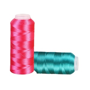 Haute qualité 100% Polyester fil à broder couleur personnalisée soie couture pour broderie mercerisé teint à la main tricot tricot - Product Image 3