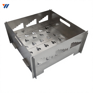 YW Hardware Manufacture Fabrication sur mesure de plaques en acier inoxydable découpées au laser pour foyer extérieur à encastrer - Service de fabrication professionnel - Product Image 3