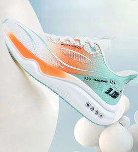 Мужские повседневные кроссовки GALUIN нового стиля — зелено-оранжевые спортивные туфли из дышащей сетчатой ткани с хлопковой подкладкой, модель NX-104, производство Китай - Product Image 4