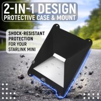 Soporte de ventosa de silicona Starlink Mini compatible con soporte sin herramientas para uso en parabrisas de coche, RV, furgoneta, camión, OEM