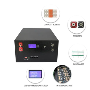 6000 cycles 5kw 10kw 15kwh Lifepo4 Batterie 24V 48V 300Ah 100Ah 200Ah BMS Onduleur Lithium Ion Batterie de stockage d'énergie solaire - Product Image 4
