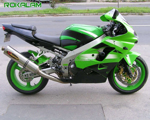 Kit de carpette de moto complet, vert et noir, ensemble pour Kawasaki NINJA ZX9R 02 03 ZX-9R 9 <span class=keywords><strong>2002</strong></span> 2003 <span class=keywords><strong>R</strong></span> ZX 9R - Product Image 1