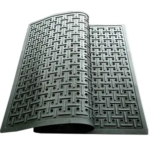 抗疲劳餐厅穿孔橡胶地板垫带孔排水橡胶厨房垫可用于工作站/潮湿区域
