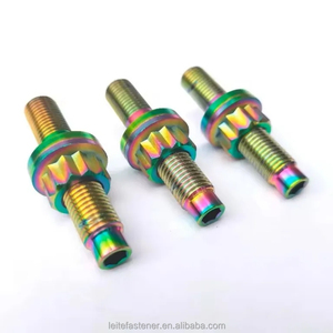Pernos de Cabeza Hexagonal de Aluminio Anodizado, Rosca Métrica Gruesa, Diámetro de la Tapa de 12 mm, Clase 8.8 - Product Image 4