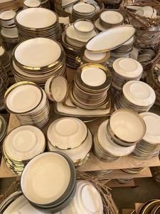 Platos Blancos Dorados a Precio Económico, Juego de Vajilla de Porcelana, Tazones y Tazas, Venta por Tonelada, Juego de Vajilla Cf-cm17 - Product Image 2