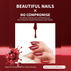 Esmalte de <span class=keywords><strong>Gel</strong></span> de 3 Pasos, Libre de HEMA/TPO/TMPTA/DMTA, Fórmula Ecológica y Amigable con la Piel, para Uñas Sensibles, Seguro para Salón, UV/LED - Product Image 2