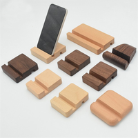 Support de téléphone en bois massif de noyer fabriqué à la main créatif nouveau support de bureau de téléphone Simple support de stockage de téléphone en hêtre