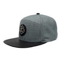 Topi Snapback Kualitas Merek Kotak Pinggiran Khusus 6 Panel Bordir 3D Topi Trucker Gorras Topi Snapback Akrilik