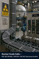 Kabel Rakitan Khusus Tahan Radiasi Kelas Nuklir dengan Isolasi EPR/XLPE untuk Turbin Angin 1.5MW-10MW 300/500V AC Berperingkat IP20