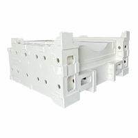Pièce de base en fonte gris/ductile personnalisée par le fabricant pour machine-outil CNC, avec moulage à la résine de furane et procédé d'anneautage inclus