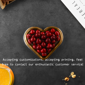 Bandeja de Plástico Desechable para Alimentos Personalizada de Fábrica, Blíster Ecológico de PET en Forma de Corazón, Envase Transparente para Alimentos - Product Image 6