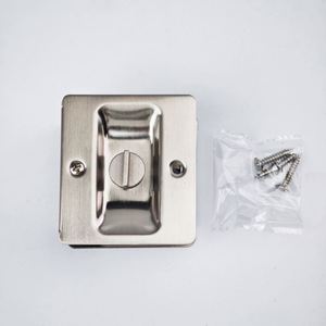 WEKIS Custom Solid Brass Pocket Door Lock with <b>Screw</b> Installation Baby Safety Modern Design Privacy & Passage Features - Product Image 6