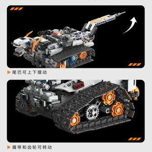 Kit de châssis de robot programmable en plastique Tuomu T2008 5 en 1, blocs de construction, jouet télécommandé pour garçons de 8 à 13 ans - Product Image 3