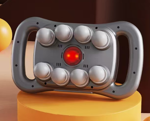 Pistola per Massaggio Multi-Testa per Cavalli con 8 Testine, Massaggiatore Portatile con 9 Modalità e 9 Livelli di Intensità, Luce Rossa - Product Image 2