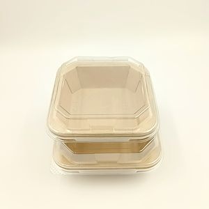 Tazón de Papel Kraft Marrón para Envasado de Alimentos con Cualquier Diseño para Vasos de Comida para Llevar, Ensaladas, Pasteles, Galletas, Azúcar, Sushi, Frutas, Bocadillos, Pizza - Product Image 2