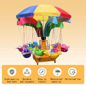 <span class=keywords><strong>Mini</strong></span> Carrusel para Niños, Atracciones de Carnaval, Columpio, <span class=keywords><strong>Silla</strong></span> Voladora, Carrusel con Motor Eléctrico para Niños - Product Image 3