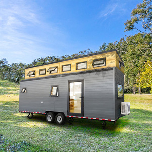 AS/NZ/USA Maisons mobiles préfabriquées à cadre en acier léger approuvées Petite maison sur roues avec remorque prête à expédier Fabriqué en Chine - Product Image 2