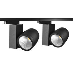 Lampu Sorot Supermarket Track Rail 4/3/2 Kabel COB Track Light untuk Daging Segar, Makanan, dan Sayuran - Product Image 1