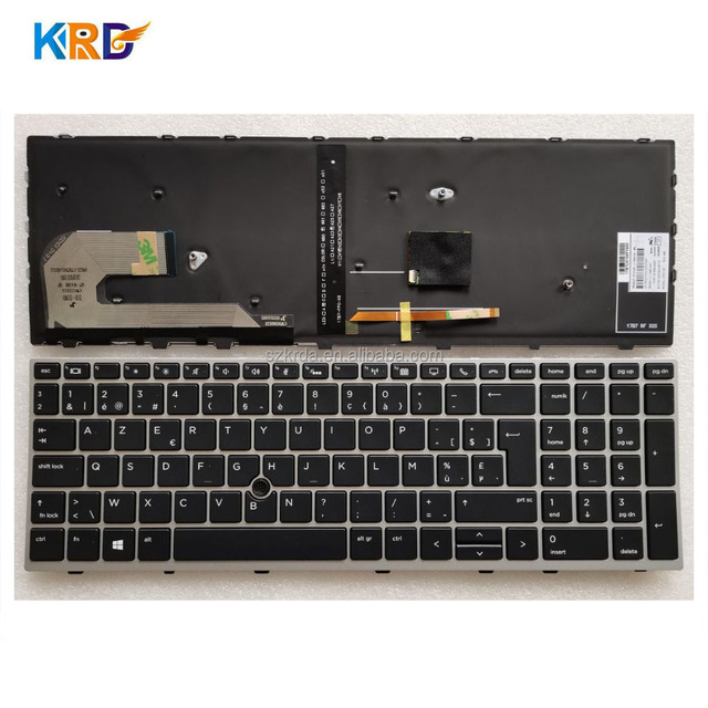 Wholesale Keyboards Laptop Belgium Japanese Danish Brazilian Bulgarian RU Keyboard for HP 850 G5 BE Azerty Layout