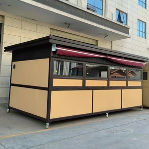 รถขายอาหารเคลื่อนที่ 4.8 ม. สแตนเลส ร้านขายอาหารและเครื่องดื่มกลางแจ้ง - Product Image 2