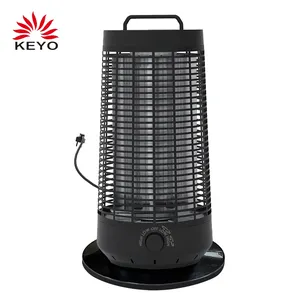 KEYO 1200w Indoor Outdoor IPX4 Waterproof Standing Halogen Terrace Patio Infrared Electric Heaters