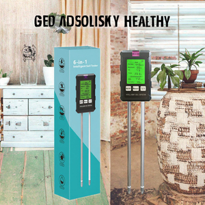 Medidor Digital de Solo 6 em 1 de Alta Qualidade: Medidor de <span class=keywords><strong>pH</strong></span>, Temperatura, Luz Solar e Umidade para Plantas de Jardim OBM/OEM/ODM - Product Image 3