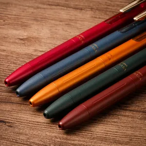 Stylo <span class=keywords><strong>gel</strong></span> zèbre japonais JJ56 stylo à bille d'<span class=keywords><strong>action</strong></span> de pression de barre en métal de couleur rétro stylo signature d'affaires haut de gamme papeterie de bureau - Product Image 2