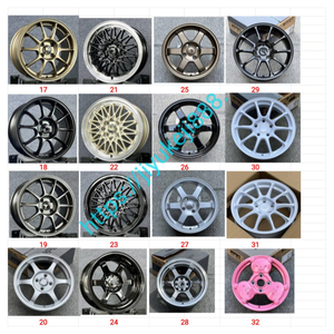 Jantes Modifiées Noires et Argentées Jy <span class=keywords><strong>14</strong></span> 15 16 <span class=keywords><strong>Pouces</strong></span>, Jantes en Alliage d'Aluminium 4x98/4x100/<span class=keywords><strong>4x108</strong></span> pour Roues de Voiture Particulière - Product Image 6