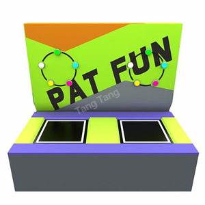 Área de Juegos Interior para Niños, Equipo de Juegos Suaves, <span class=keywords><strong>Zona</strong></span> de <span class=keywords><strong>Trampolines</strong></span> con Tobogán y Piscina de Pelotas - Product Image 1