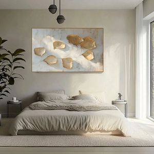 Décoration murale verticale texturée, art mural 3D fait main, grande peinture abstraite minimaliste sur toile, cadeau de déménagement unique - Product Image 6