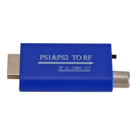 Konverter Video RF Bersertifikasi CE Ruiton Laris Manis, Mendukung PS2/PS1 67.25Mhz 61.25Mhz PAL DK Output untuk TV Splitters Converter