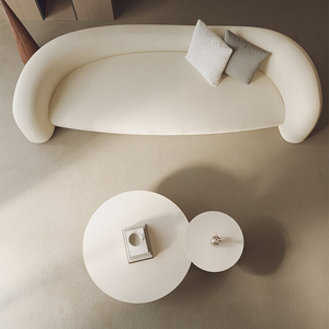 Set Divani di <span class=keywords><strong>Design</strong></span> Curvi e Irregolari Contemporanei per Soggiorno, Hall di Hotel, Ufficio, Reception, <span class=keywords><strong>Area</strong></span> Lounge e Sala Riunioni - Product Image 2