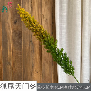Artificial Asparagus Fern Fox Tail <b>Silk</b> <b>Flower</b> Decorative Plant For Indoor Home Wedding Decoration Single Piece Package - Product Image 5