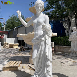 Statua di Afrodite in Marmo a Grandezza Naturale, Scultura del Giardino Greco - Product Image 6