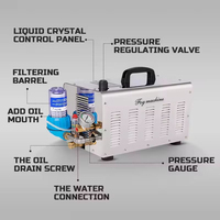 Hochwertige 11L/min 220V 60Bar Hochdruck Edelstahl Nebelmaschine Garten-Kühlsystem Luftbefeuchter Sprühgerät Set