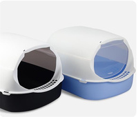 Produits bon marché pour animaux de compagnie fournitures pour chats mini toilette pour chat entièrement fermée petite boîte pour chat