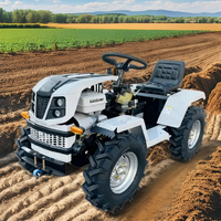 Traktor Mini Pertanian BURIA 4WD 18HP Gearbox Cina Berkualitas Tinggi untuk Kebun Keluarga
