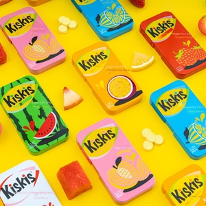 KisKis Cool <span class=keywords><strong>Zi</strong></span> 21g comprimé dur enduit de boîte de conserve menthes sans sucre haleine fraîche ne laisse aucune trace embrasser des bonbons - Product Image 4