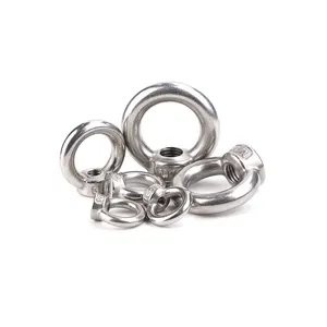 Rigging Hardware 304 316 Stainless Steel DIN582 Threaded Lifting Eye Nut