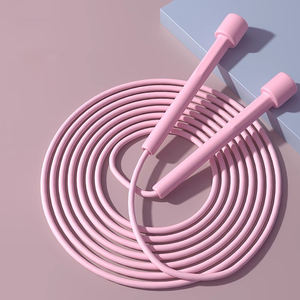 थोक अनुकूलन लोगो कूद रस्सी pvc रिट्रेटेबल समायोज्य खेल प्रशिक्षण प्रतियोगिता खिलौना रस्सी - Product Image 1