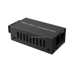 Mini Convertidor de Medios SC UPC 1 a RJ45 de 100M, Transceptor de Fibra Óptica Ethernet Simplex Monomodo de 20KM 1310/1550nm 10/100 Mbps DC 5V - Product Image 2